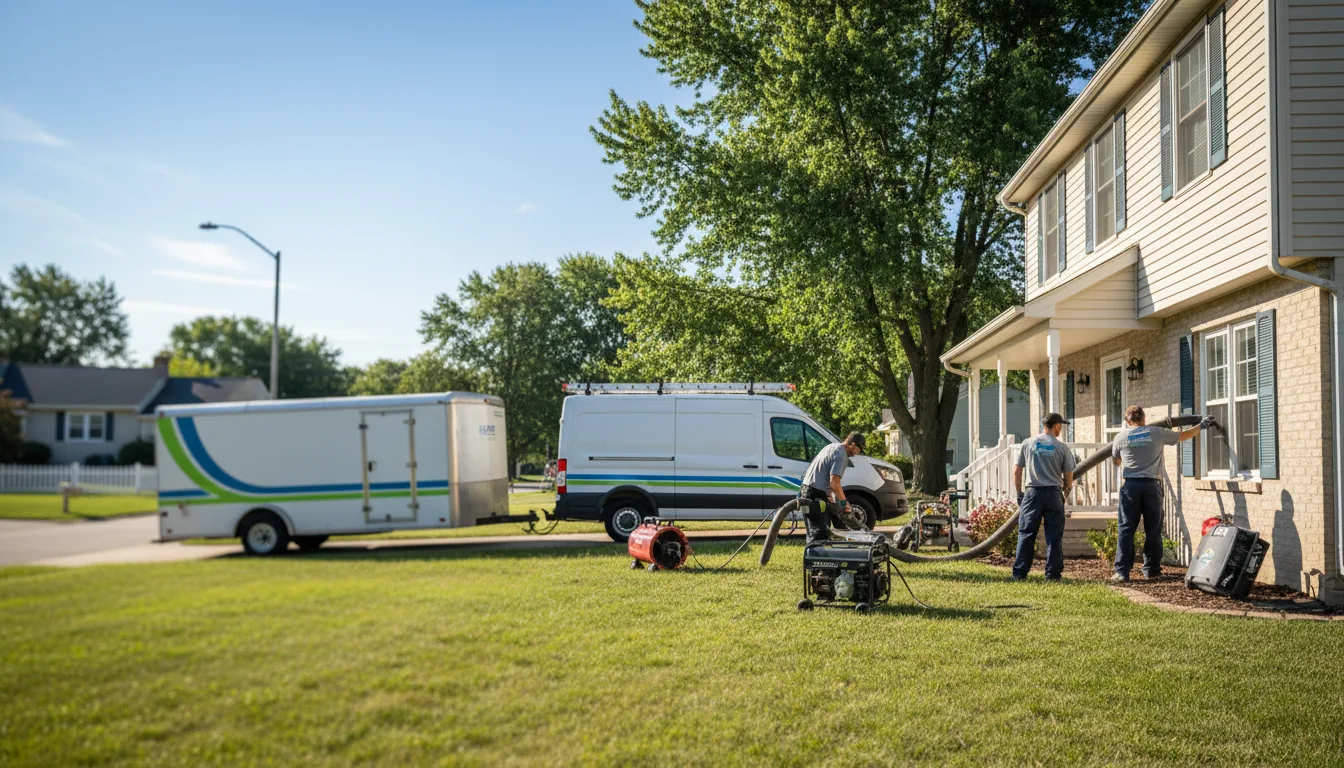 Flooded Basement Restoration And Cleanup With Repair in Hazel Crest, IL near me